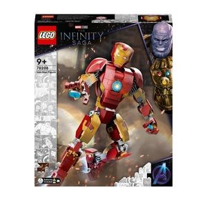 RETIRED ! over 9 in. (24 cm) tall, LEGO® Marvel Iron Man Figure (76206